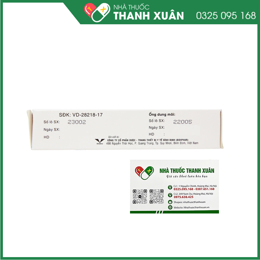 α-Chymotrypsin 5000 thuốc điều trị phù nề sau chấn thương, phẫu thuật